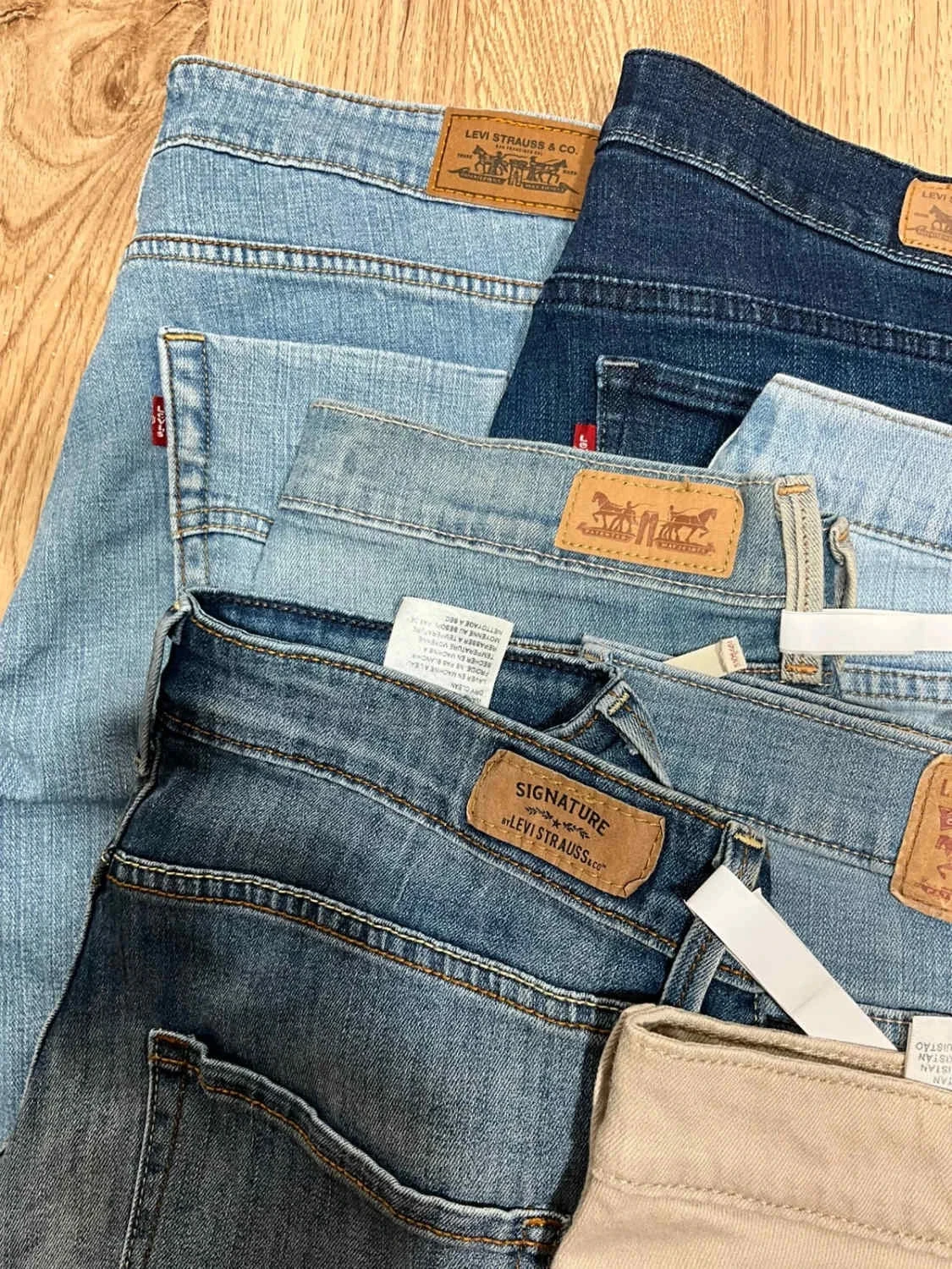Lot 10 Shorts Levi's Femme Toutes coupes, toutes tailles Bleu – photo 5